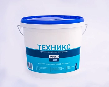 Краска фасадная Техникс ВД-АК-1 Ф2002 акриловая матовая (Беларусь) в Борисове