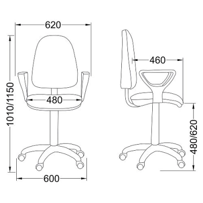 Кресло "Престиж+" ТК-1 черный (Россия)