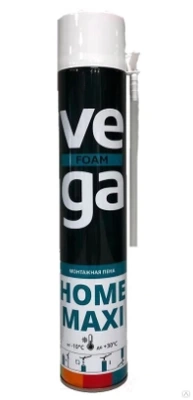 Монтажная пена бытовая Vega MAXI  750ml (Россия)