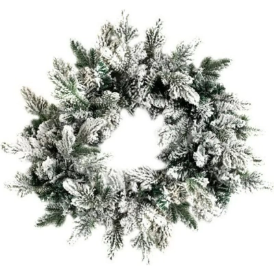 Венок новогодний декоративный 50 см HE2303-122 (Китай)