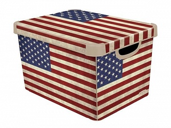 КОРОБКА пластмассовая Usa flag Купить | Практик