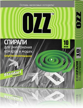 Антикомариные спирали OZZ 10 шт (Беларусь)