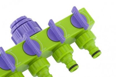 Разветвитель четырехканальный 1/2-3/4, регулируемый Palisad