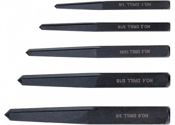 Набор экстракторов 5шт, прямой квадрат Matrix 77351 (Россия)