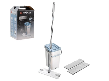 Швабра с отжимным ведром PERFECTO LINEA (Китай)