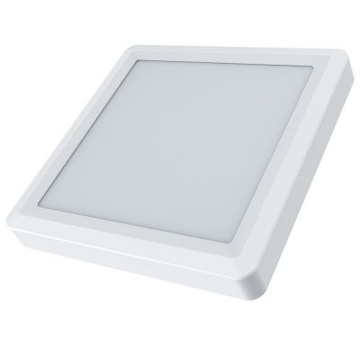 Светодиодная панель 18вт квадратный накладной 4000К (Китай)