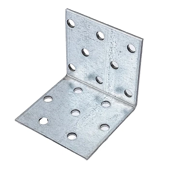 Уголок крепежный равносторонний белый цинк KUR STARFIX (Россия)