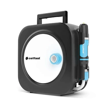 Катушка Cellfast ERGO XS со шлангом 3/8" 10 м, комплект для подключения (Польша)