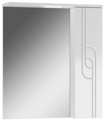 Шкаф-зеркало Лилия 60 правый АЙСБЕРГ DA2009HZ (Россия)