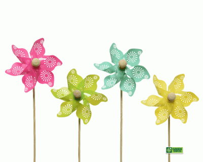 Стикер «Ветряная мельница» пластик 28см, 4 штуки (Нидерланды)