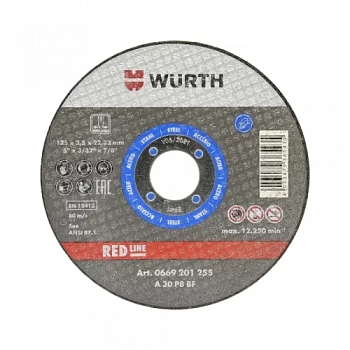 Круг отрезной D355*3,0*25,4 мм прямой RED LINEсталь