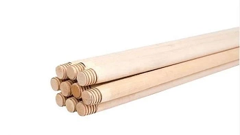 Черенок для хозяйственных щеток с резьбой высший сорт ф25х1200мм (Беларусь)