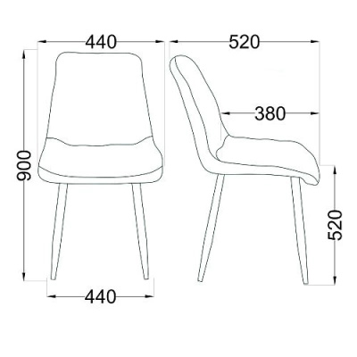 Стул ФИН Латте CAMARO 03/Белый, ткань/ светло-бежевый  (Беларусь)