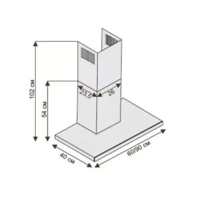 Вытяжка Ciarko Izva 60 White (Польша)