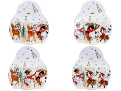 Кружка фарфоровая "Новогодняя" 400 мл ZPX226923 (Китай)