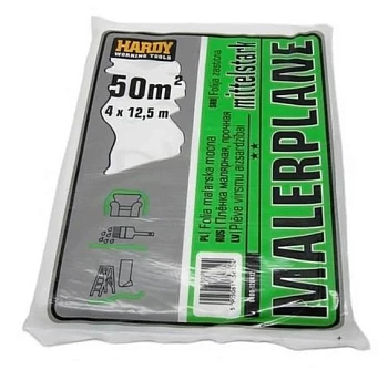 Пленка малярная укрывочная SCLEY 10мкм 4*12,5м 50м² (Польша) в Борисове