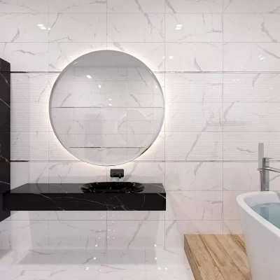 Керамическая плитка Statuario white 600х300х9 (Беларусь)