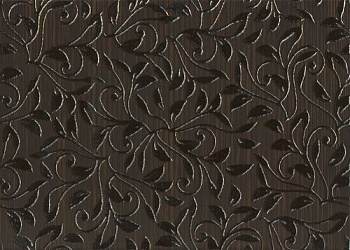 Керамическая плитка декор Глория 25*35см коричневый (Беларусь)