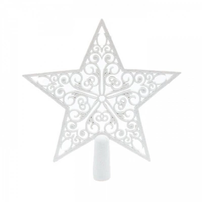 Верхушка елочная пластмассовая  "Звезда" 21,5см BB102220 (Китай)