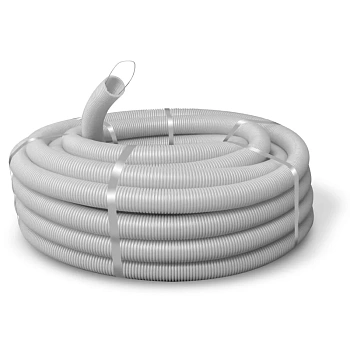 Труба гофрированная ПВХ с зондом серая упаковка 20м (Россия)