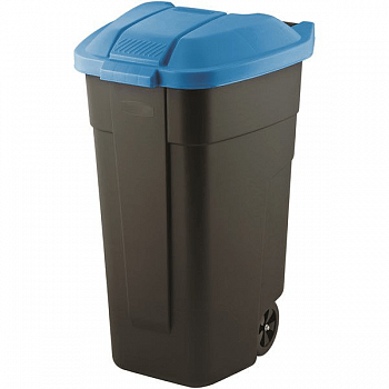 Контейнер для мусора на колёсах 214127 BLUE Купить | Практик