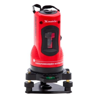 Уровень лазерный самовыравнивающийся, 150 мм, штатив 1150 мм, набор в пластиковом кейсе Matrix (Китай)