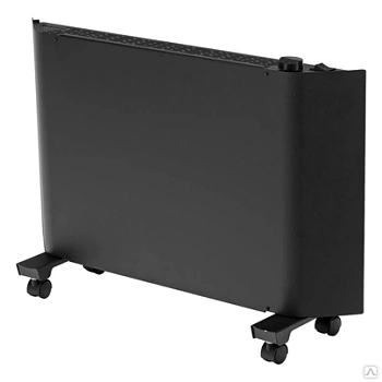 Конвектор Denzel электрический XCE-1500 Вт, 230 В,  черный, сушилка, колеса, Х-элемент (Китай)