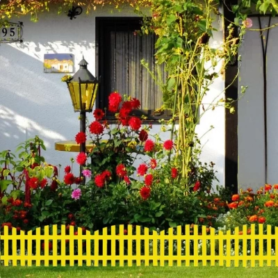 Забор декоративный Renessans 50211 7шт желтый (Беларусь)