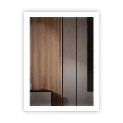 Зеркало Норма 60х80 вертикальное сенсорный выключатель (Россия)