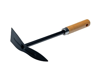 Мотыга металлическая с деревянной ручкой 30*18 см HE236129 (Китай)
