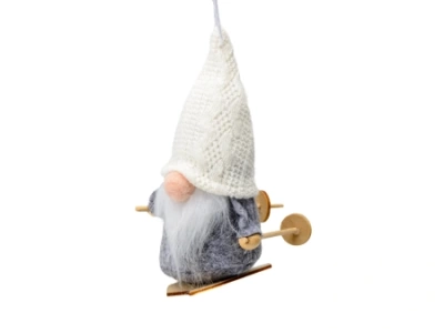 Украшение новогоднее декоративное "Гном" 15 см  ES2508A-980 (Китай)