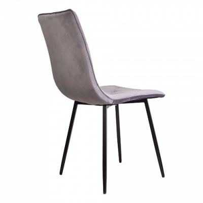 Стул MIRA светло-серый велюр HLR20/черный (Китай)