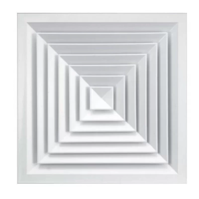 Вентрешетка потолочная 170х170 STORM с фланцем 100мм (Беларусь)