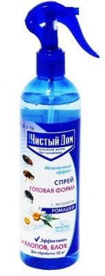 Спрей от клопов и блох с экстрактом ромашки 400мл Купить | Практик
